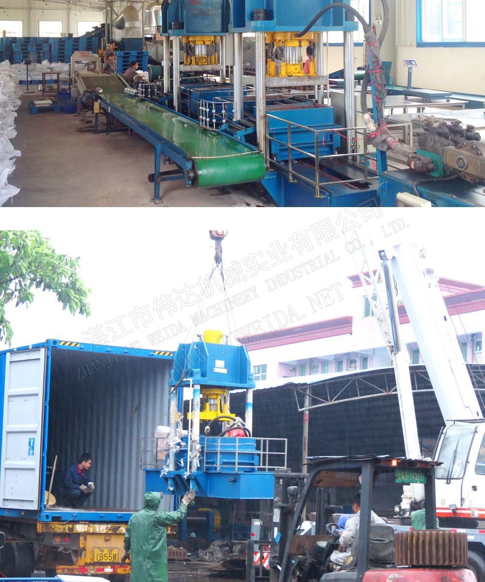 Automatic hydraulic rubber packing machine